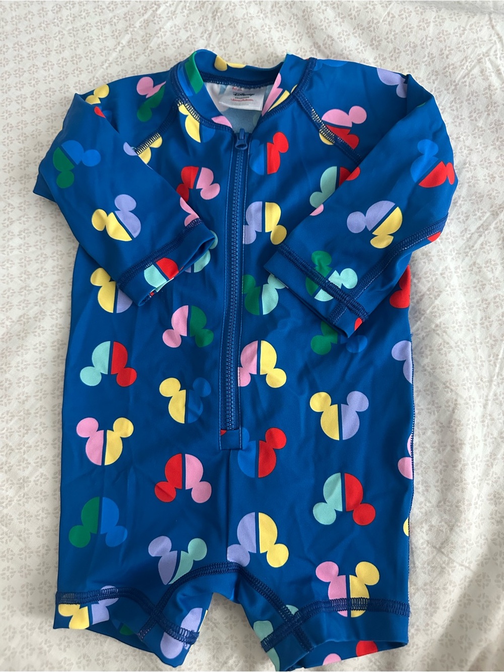 Hanna andersson 3-6m Disney swim rashguard one piece